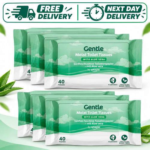 Gentle moist toilet tissues - gentle,