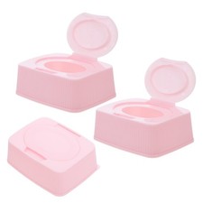 3 Pcs Plastic Tissues Boxes