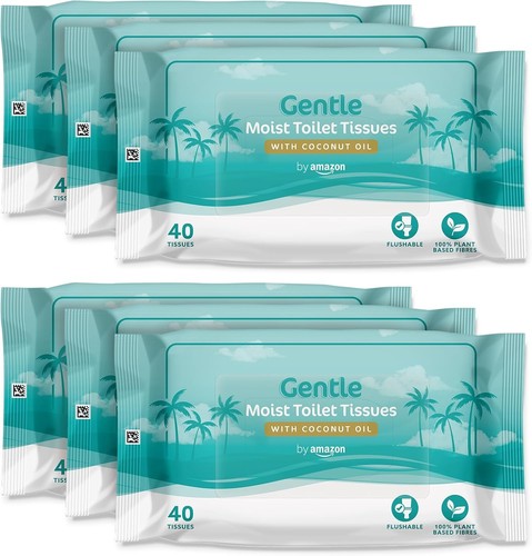 Gentle moist toilet tissues - gentle,