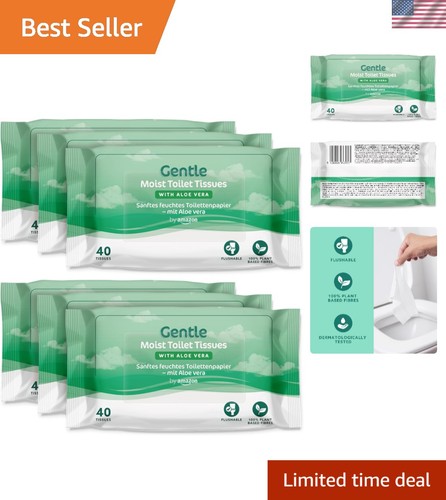 Gentle moist toilet tissues - gentle,
