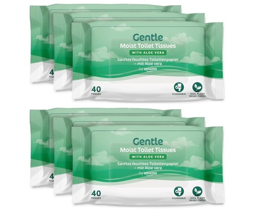 Gentle moist toilet tissues - gentle,