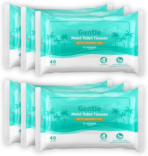 Gentle moist toilet tissues - gentle,