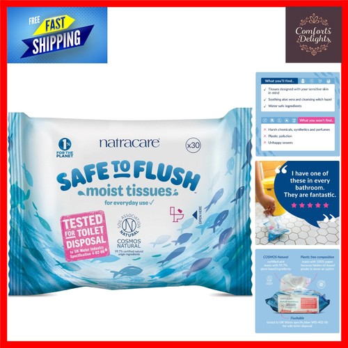 Natural flushable moist toilet - flushable,
