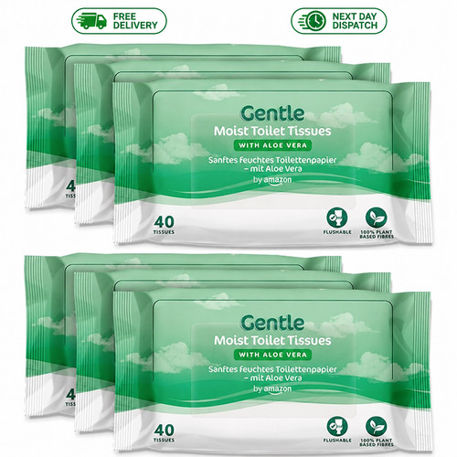 Gentle moist toilet tissues - moist,